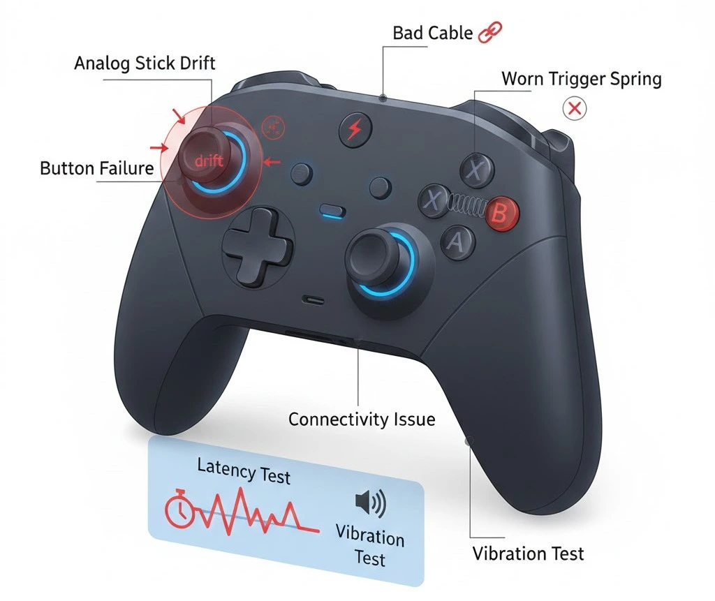 Common Gamepad Problems and Fixes