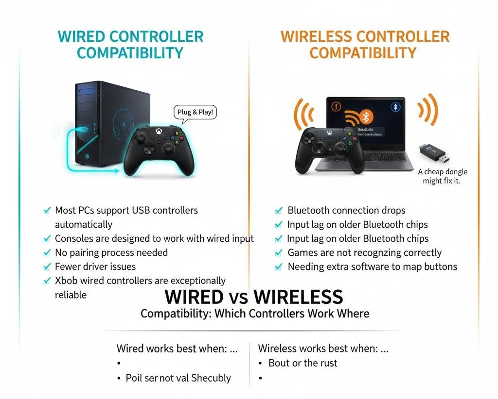 Compatibility: Which Controllers Work Where