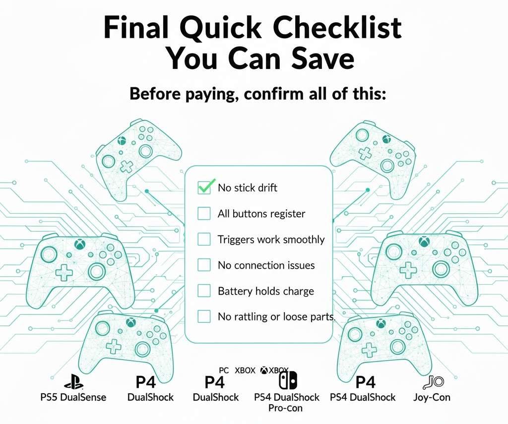 Final Quick Checklist You Can Save