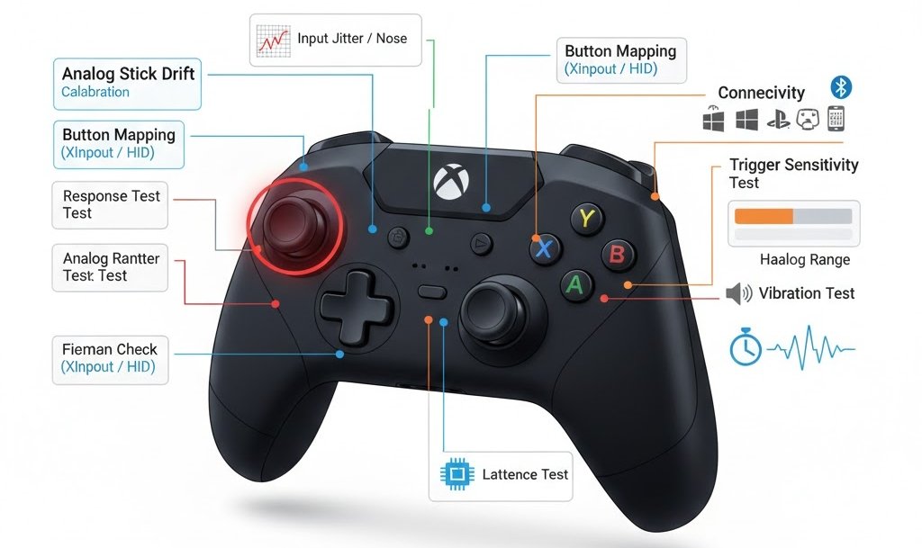 Gamepad Tester - Test PS5 PS4 PS3 Xbox Controllers