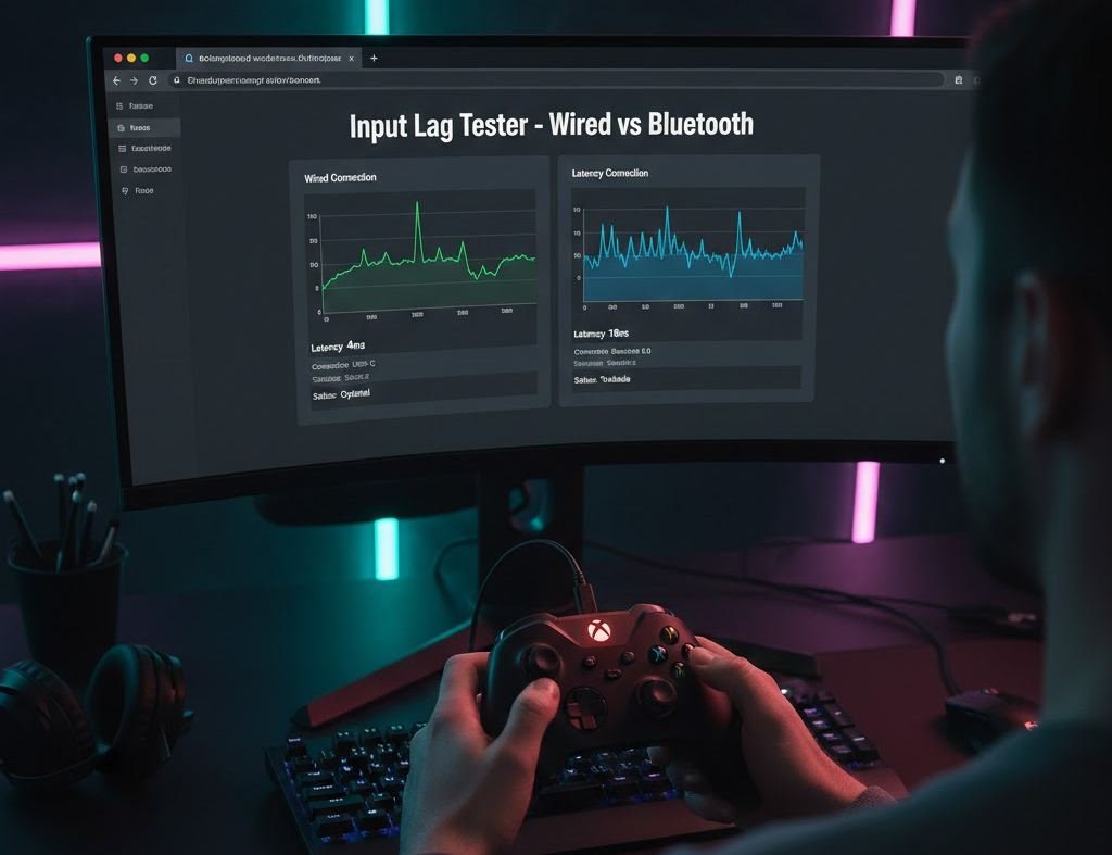 How to Test Controller Latency on PC Wired vs Bluetooth Explained