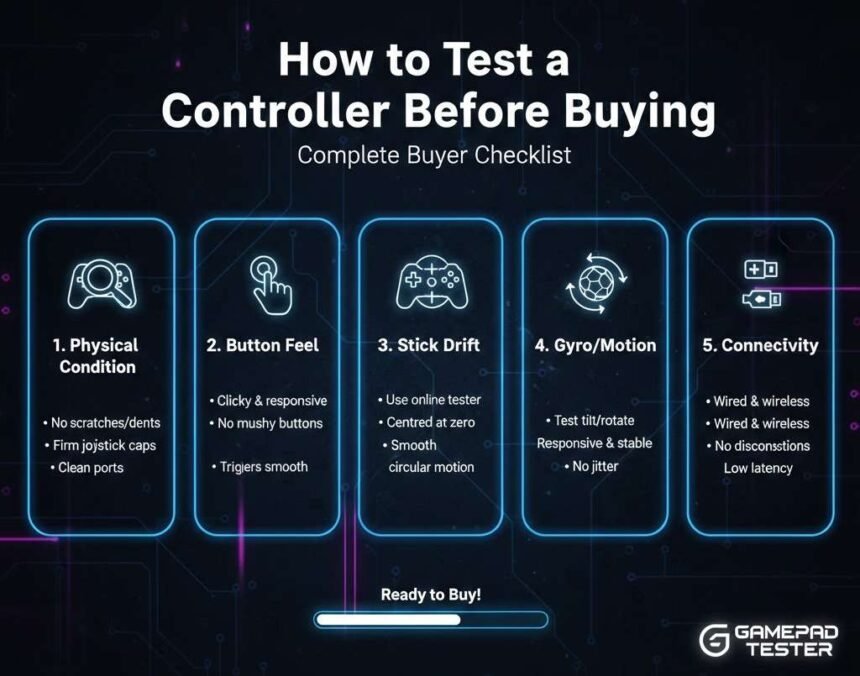 How to Test a Controller Before Buying: Complete Buyer Checklist