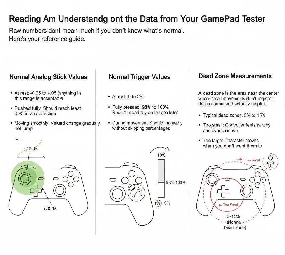 Reading and Understanding the Data from Your GamePad Tester
